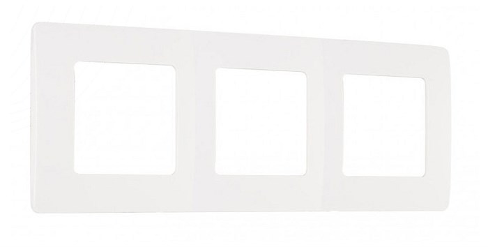 Рамка на 3 поста Arte Milano am-517.17 517.17-3.white - фото 4941764