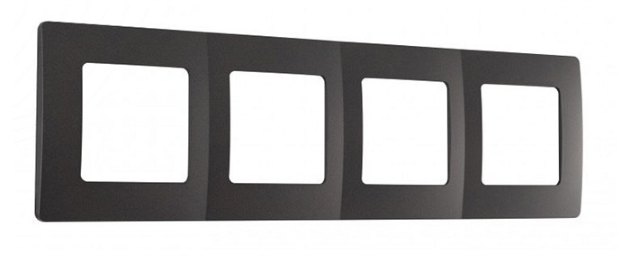 Рамка на 4 поста Arte Milano am-517.17 517.17-4.black - фото 4941766