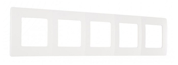 Рамка на 5 постов Arte Milano am-517.17 517.17-5.white - фото 4941780