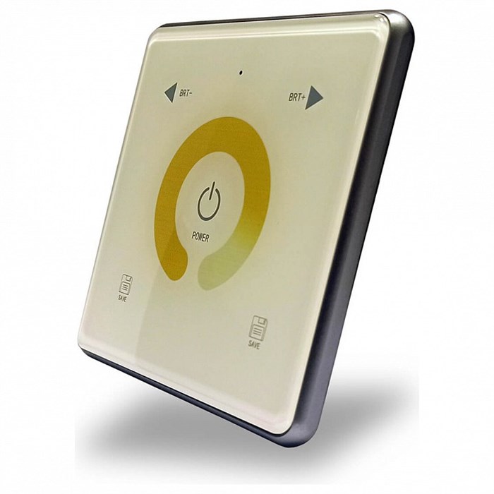 Панель-регулятора ЦТ сенсорная встраиваемая Denkirs Smart DK7200-WH - фото 4947560