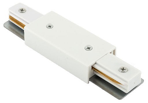 Соединитель линейный для треков Denkirs DK Track White TR1008-WH - фото 4948064