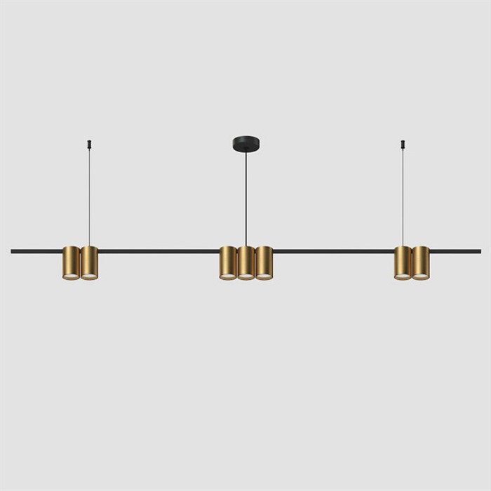 Подвесной светильник Denkirs Orbit DK4063-BK+SG - фото 4949826