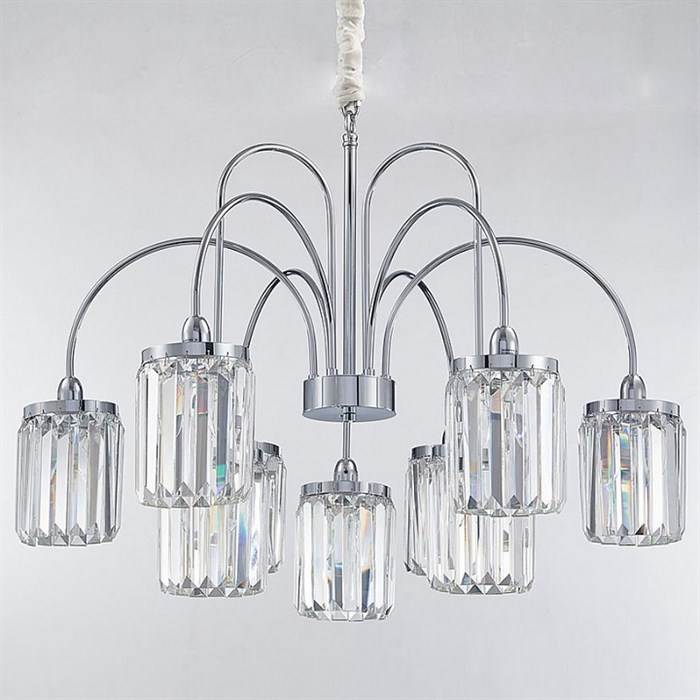 Подвесная люстра Newport 4500 4506+3/C chrome - фото 4961520