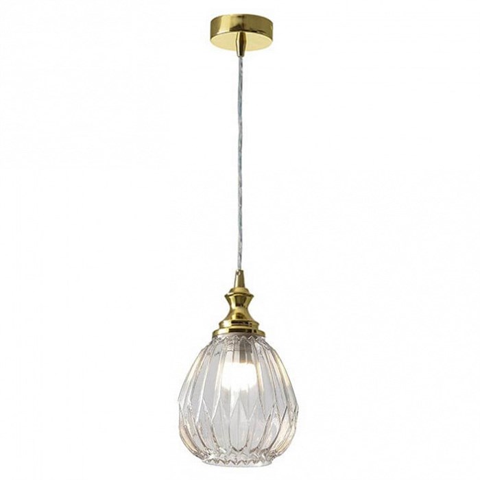 Подвесной светильник Newport 6140 6142/S gold/clear - фото 4961581