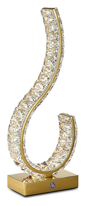 Настольная лампа декоративная Newport 8240 8240/T gold - фото 4961840