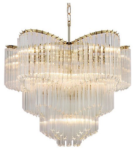 Подвесная люстра Newport 8900 8918/C gold - фото 4965711