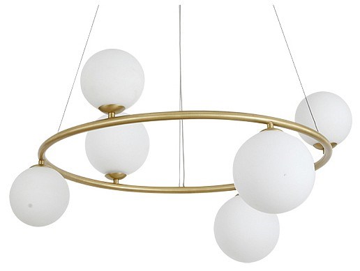 Подвесная люстра Newport 3840 3840/60 С brass - фото 4966254
