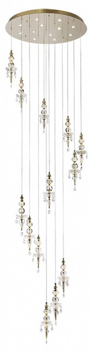 Подвесная люстра Newport 8360 8360/800 gold - фото 4966398