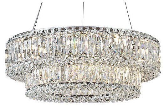 Подвесная люстра Newport 8450 8450+18/S chrome - фото 4966413