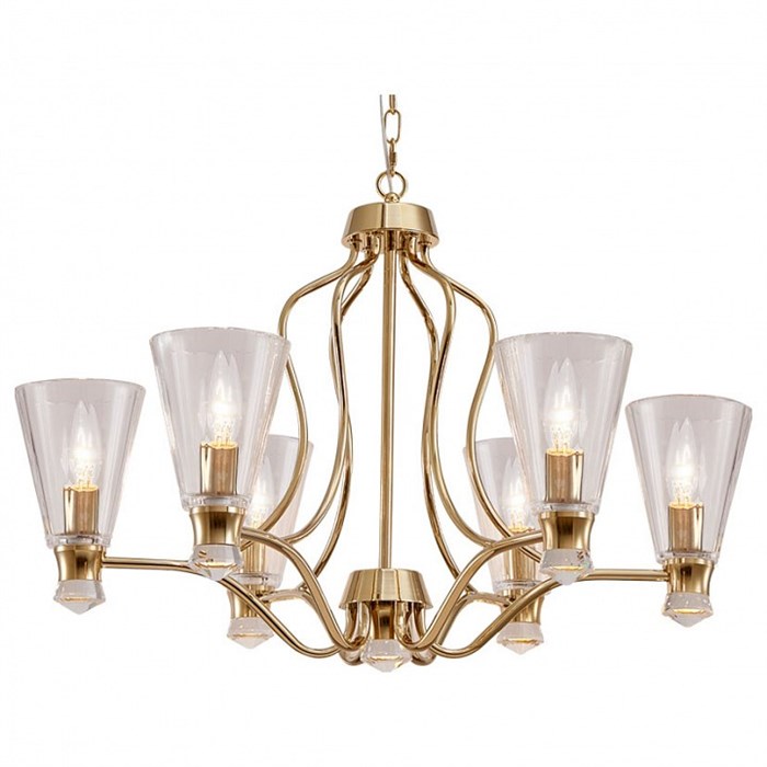 Подвесная люстра Newport MARGARET 4736/C gold - фото 4966565