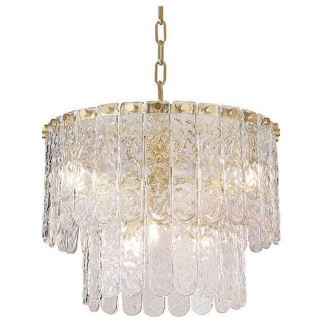 Подвесная люстра Newport DAISY 8370/30 C brass - фото 4966571