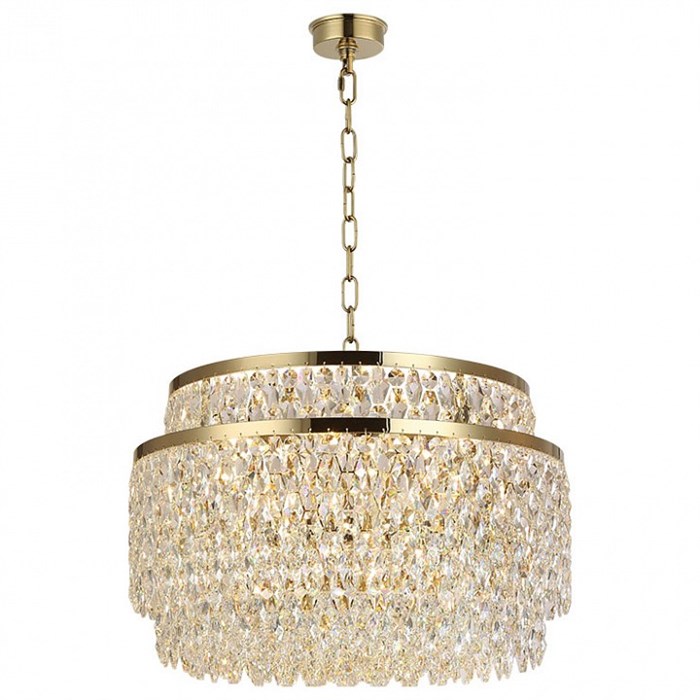 Подвесная люстра Newport TIFFANY 8530/60 C gold polished - фото 4966620