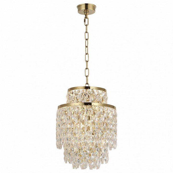 Подвесная люстра Newport TIFFANY 8530/30 С gold polished - фото 4966623