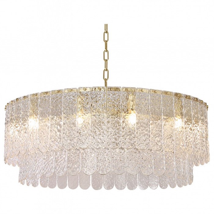 Подвесная люстра Newport DAISY 8370/80 C brass - фото 4966629