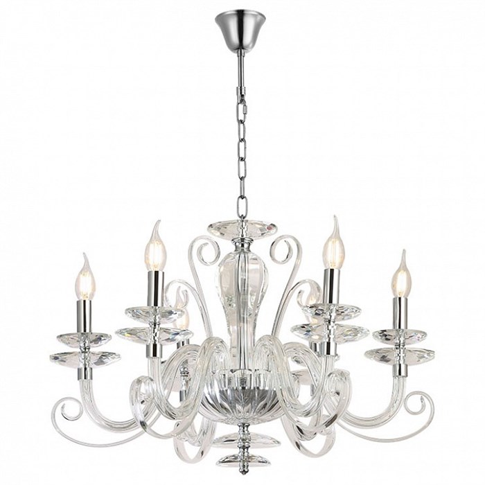 Подвесная люстра Newport ANNABELLE 8576/C chrome - фото 4966659