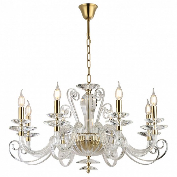 Подвесная люстра Newport ANNABELLE 8578/C gold polished - фото 4966660