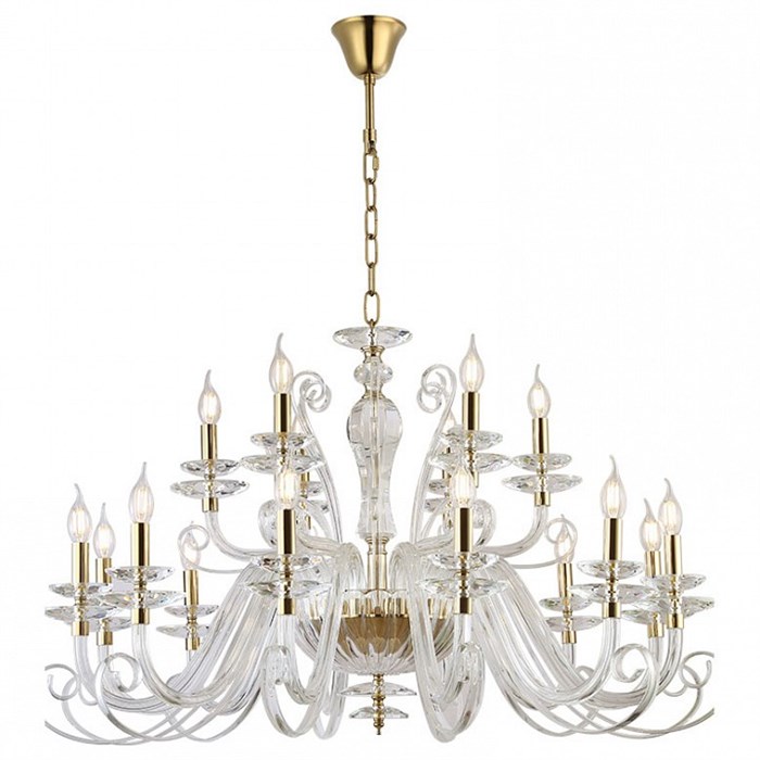 Подвесная люстра Newport ANNABELLE 8576+12/C gold polished - фото 4966662