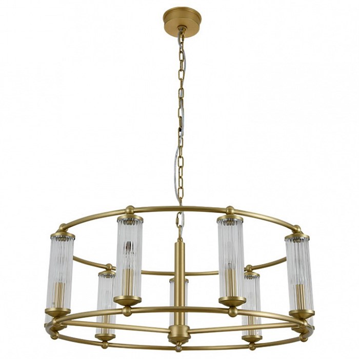 Подвесная люстра Newport ERICA 3729/C brass - фото 4966671