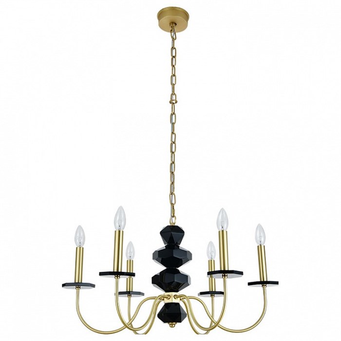 Подвесная люстра Newport VANESSA 3876/С brass - фото 4966672