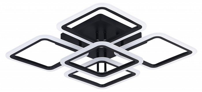 Потолочная люстра Natali Kovaltseva SPEKTR HIGH-TECH LED LAMPS 82022 BLACK - фото 4969260