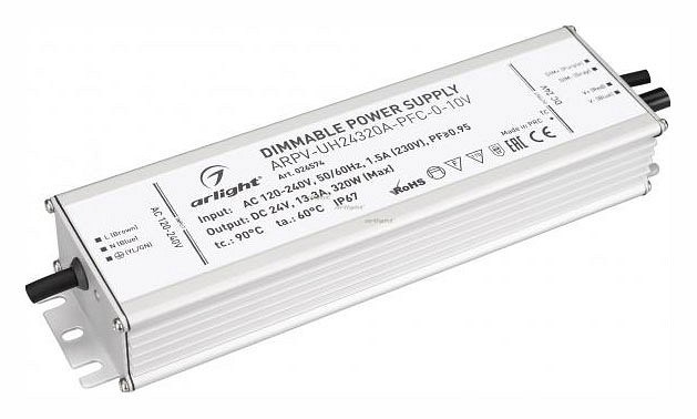 Блок питания Arlight ARPV-UH24320A-PFC-0-10V 026574 - фото 4988014