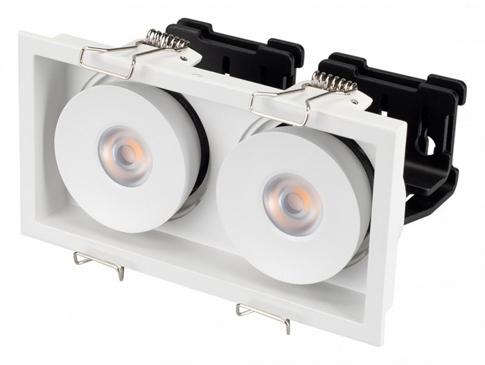 Встраиваемый светильник Arlight CL-SIMPLE-S148x80-2x9W Day4000 (WH, 45 deg) 028150 - фото 4988242