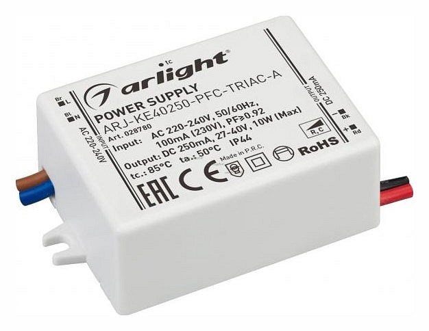 Блок питания Arlight ARJ-KE40250-PFC-TRIAC-A 028780 - фото 4988333