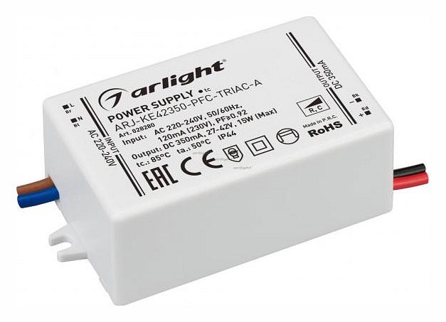 Блок питания Arlight ARJ-KE42350-PFC-TRIAC-A 028280 - фото 4988436