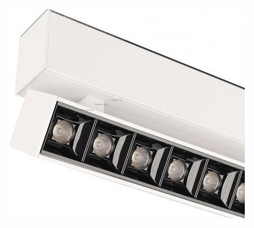 Светильник на штанге Arlight MAG-LASER-FOLD-45-S320-12W Warm3000 (WH, 15 deg, 24V) 026972 - фото 4988453