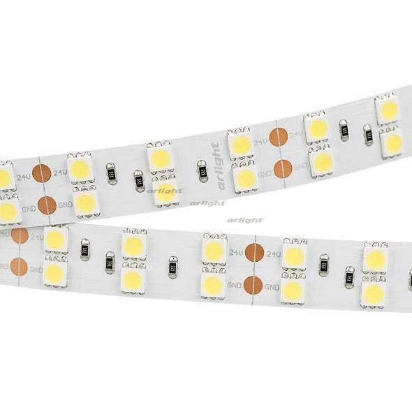 Лента светодиодная Arlight RT 2-5000 24V White6000 2x2 (5060, 600 LED, LUX) 011256(1) - фото 4989840