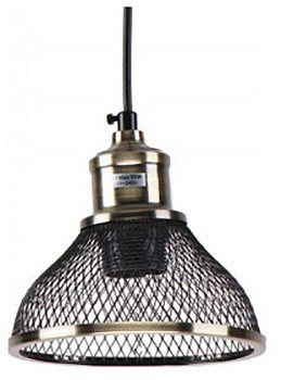Подвесной светильник Imex MD.0786 MD.0786-1-P AB+BK - фото 5012038