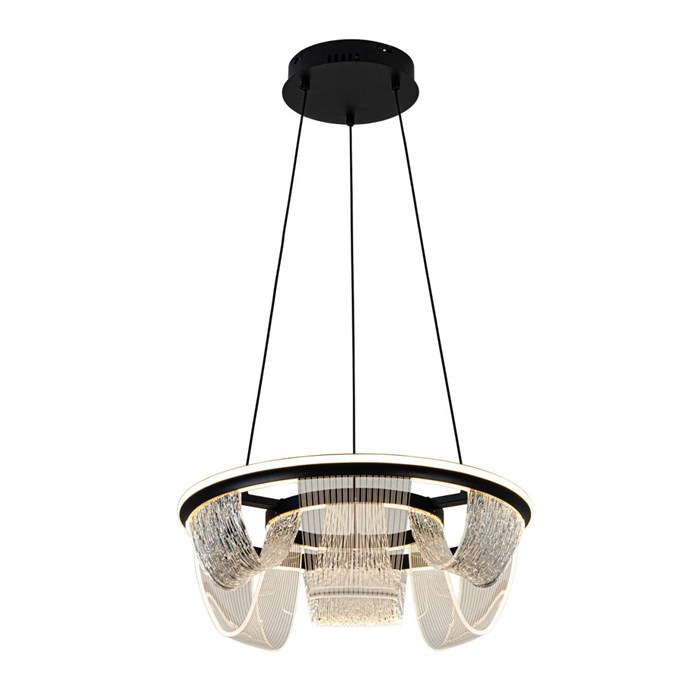 Подвесной cветильник LED4U L7706-460 BK - фото 5014372