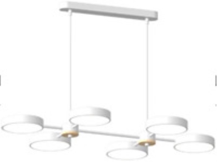 Подвесной cветильник LED4U L3217-820 WH - фото 5015035