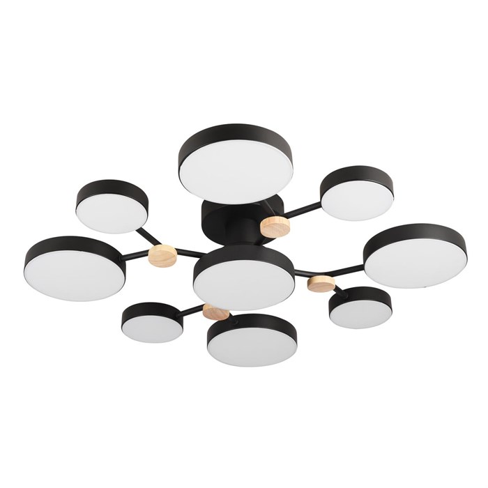 Потолочный светильник LED4U L3201-780 BK - фото 5015223