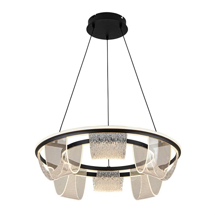 Подвесной cветильник LED4U L7706-630 BK - фото 5015517