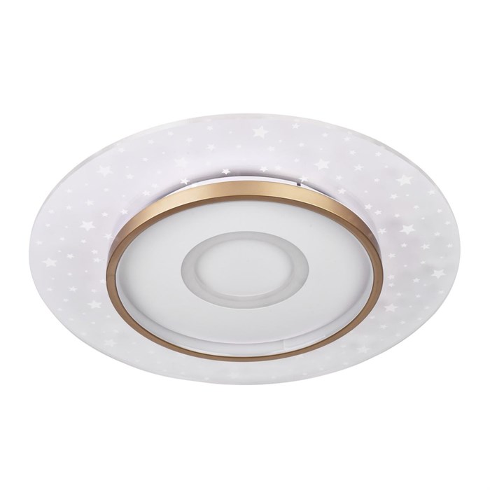 Потолочный cветильник LED4U L1027-500 WH-GD - фото 5016088