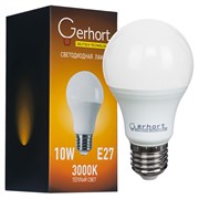 Лампа 10W GERHORT A60 LED 3000K E27 Gerhort