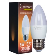Лампа 5W GERHORT C37 LED 3000K E27 Gerhort