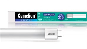 Светодиодная лампа G13 20W 6500К (дневной свет) Camelion LED20-T8-120/865/G13 (13592)