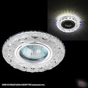 Встраиваемый светильник со светодиодной подсветкой Reluce51609-9.0-001MN MR16+LED3W WH