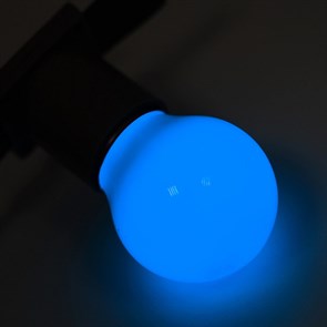 Лампа светодиодная SLB-LED-3 E27 220В 4Вт синий 405-113