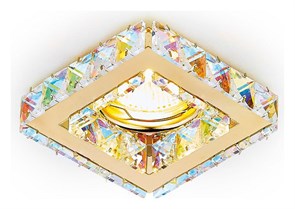 Встраиваемый светильник Ambrella Crystal K110 K110 PR/G