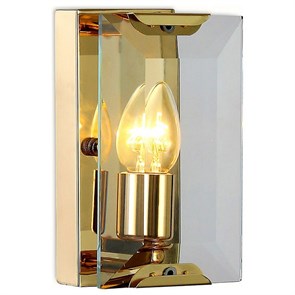 Накладной светильник Ambrella Traditional 6 TR5157 GD/CL золо/прозрачный E14/1 max 40W 210*130*100
