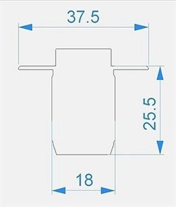 Набор из 10 заглушек для профиля Deko-Light H-ET-03-10 979200