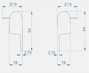 Набор из 10 заглушек для профиля Deko-Light R-EL-03-10 979710