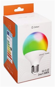 {{photo.Alt || photo.Description || 'Лампа светодиодная с управлением через Wi-Fi Zetton Smart Wi-Fi Bulb E27 10Вт 2700-6500K ZTSHLBRGBCWE271RU'}}