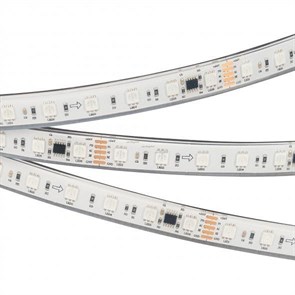 Лента светодиодная Arlight DMX-5000P-5060-60 24V Cx6 RGB (14mm, 14.4W/m, IP66) 029760