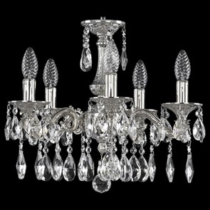 Подвесная люстра Bohemia Ivele Crystal 7102 71102/5/125 A Ni