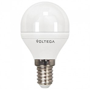Лампа светодиодная Voltega Simple E14 6Вт 2800K VG2-G2E14warm6W-D