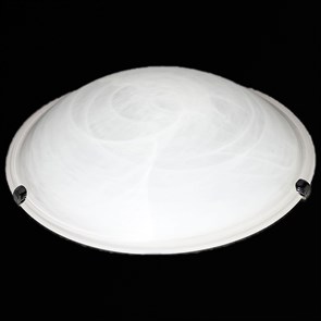 Настенно-потолочный светильник E27 Дюна бел (300)  НПБ 01-2х60-001